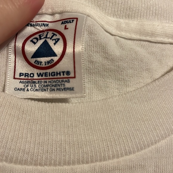 Delta tag Y2K NWOT puff paint “Washington DC” T shirt - Picture 3 of 7